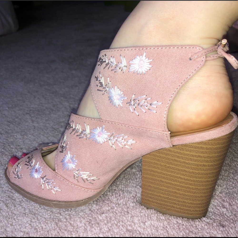 Light pink heels